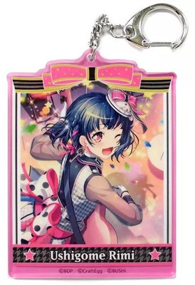 BanG Dream! Poppin'Party Rimi Ushigome Acryl Schlüsselanhänger Maskottchen