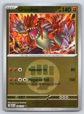 Groudon (Energy Symbol Pattern) 108/217 Ascended Heroes Pokemon Reverse Holo NM