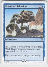 Unnatural Selection (White Border) Mystery Booster 2 38 R NM MTG