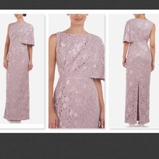 JS Collections Arabella Pink Purple Size 4 Gown Formal Evening