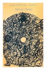 Haslam, Michael Continuo Song / Haslam 1986 Prima Edizione Libro IN Brossura