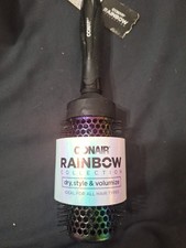 New Conair Rainbow Med/Large Thermal Round Hair Brush, Dry, Style Volumize