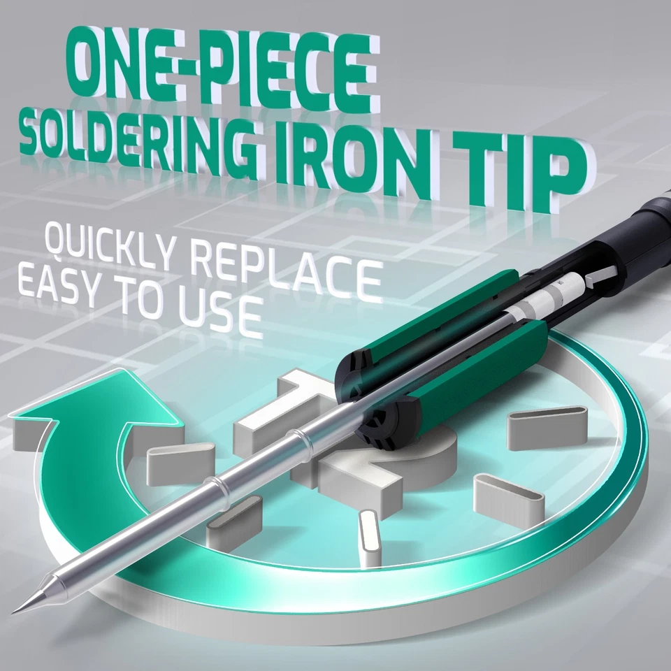 YIHUA 902D-IV T12 Estación de soldadura y estación de retrabajo de aire caliente - Regulación de temperatura digital - Imagen 3 de 4