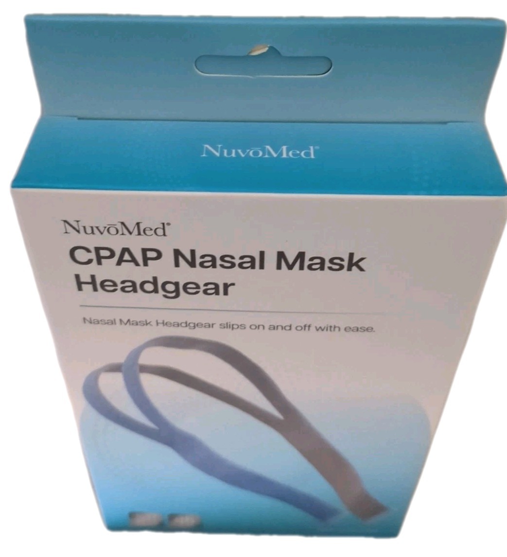 NuvoMed CPAP Nasal Mask Headgear, Nylon & Spandex Brand New In Box