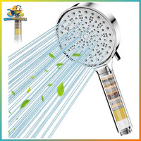 Duschkopf Hochdruck Mit Filter 6 Strahlarten Wassersparend Handbrause