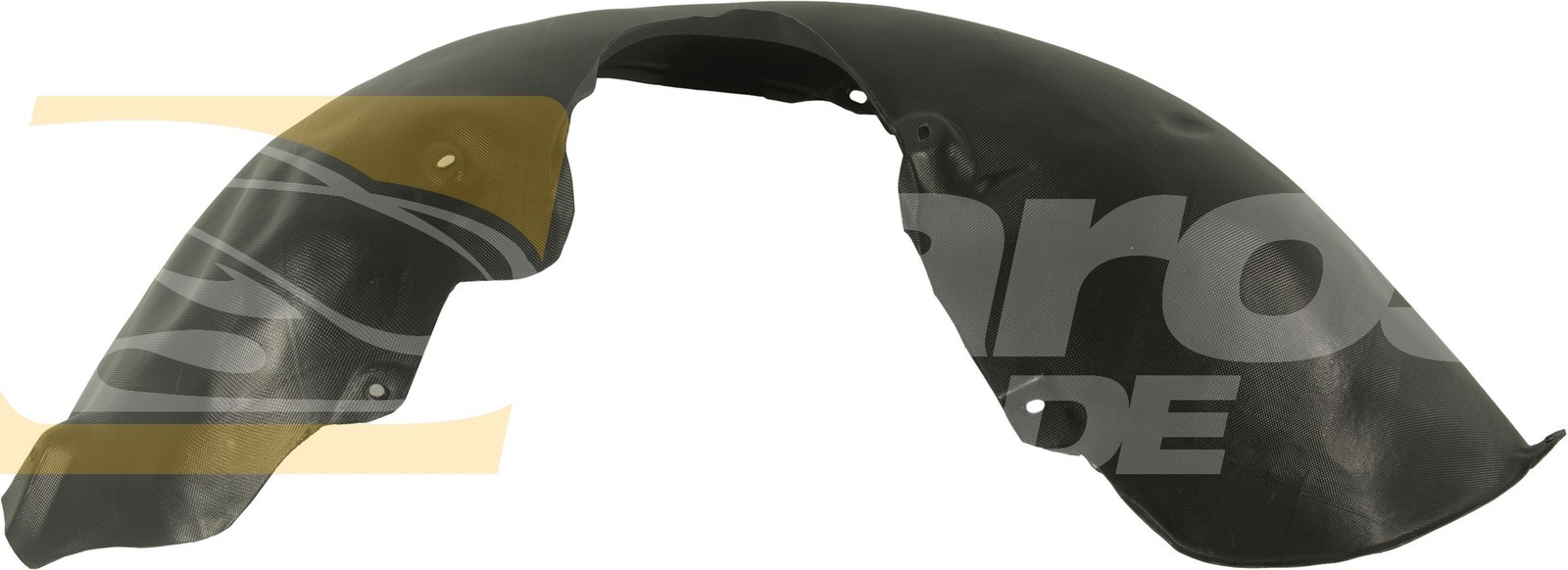 Pare-boue d'aile avant gauche pour Seat Mii, Skoda Citigo et VW UP de 2012 à 2021 en ABS noir