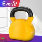 Everfit 20kg Kettlebell Set Weightlifting Bench Dumbbells Kettle Bell Gym Home