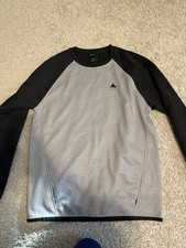 Burton Sweatshirt Mens Size Large Grey Crewneck - Fleece Lined Inside