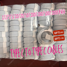 PD 60W USB C to Type C Fast Charger Cord Lot For iPhone Air 17 16 15 Pro Samsung