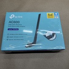 TP-LINK Archer T2U Plus AC600 Dual-Band USB WiFi Adapter High Gain 5 dBi