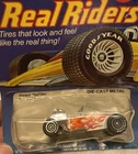 Vintage Hot Wheels Street Rodder Real Riders 1982 White /Flames Chrome