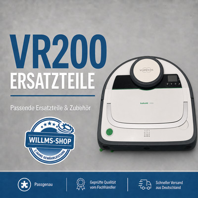 Vorwerk VR 200 VR200 Ersatzteile Motor Lidar Behälter Platine Rad Akku Sensor