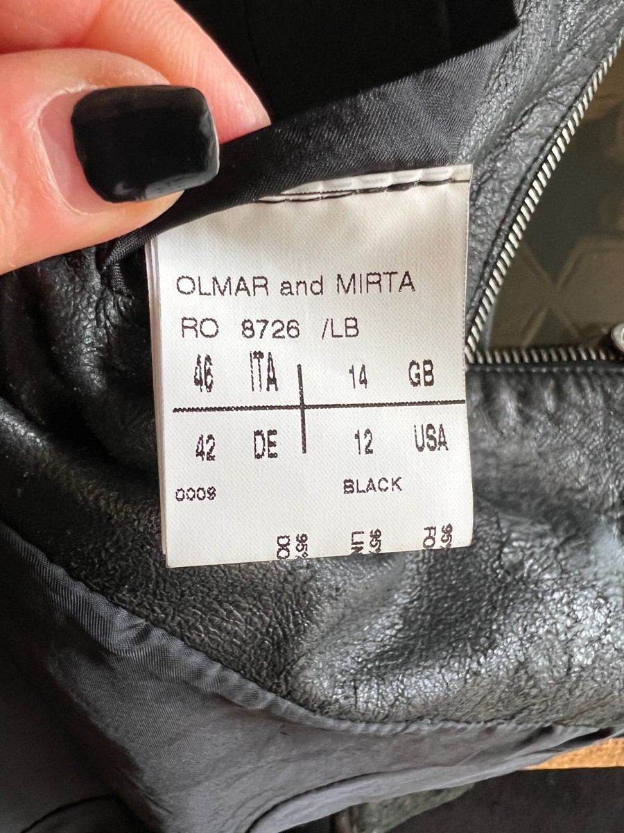 RICK OWENS $2500 Black Distress/Blister Lamb Leather Zip RICK OWENS $2500 Black Distress/Blister Lamb Leather Zip