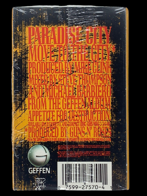 SEALED, Guns N' Roses – Paradise City, Single, Audio Cassette
