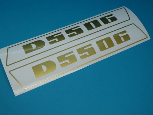 Deutz 5506 sticker emblem sticker hood sticker lettering gold