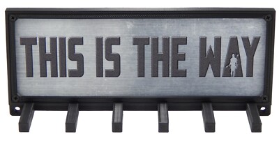 This Is The Way Star Wars Sports Race Medal Display Rack Holder Hanger Organizer