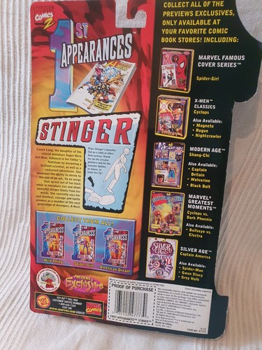 Marvel 1st Appearances Stinger Figure 1999 Toy Biz Vintage - Picture 2 of 2