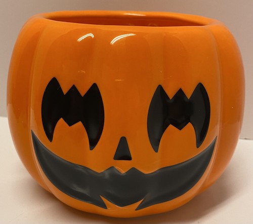 Yankee Candle Halloween Pumpkin Jack O Lantern Jar Holder Hard To Find