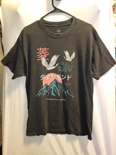 VINTAGE Diamond Supply Company Kanji Black Shirt Size L Y2K Skateboarding VTG