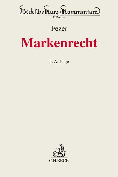 Thumbnail - Karl-heinz Fezer / Markenrecht