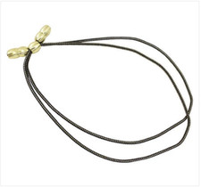 GENUINE U.S. ARMY HAT CORD: OFFICER - GOLD AND BLACK WITH GOLD ACORNS