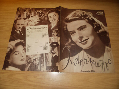 DNF, Intermezzo, Ingrid Bergman, Leslie Howard, Ann Todd    sehr selten!   