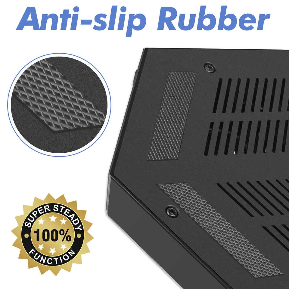 Para Estación de Enfriamiento PS4 Soporte Vertical 2 Controlador Base de Carga PlayStation 4 Foto 3 de 4