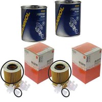 2X Original Mahle / Knecht ÖLfilter OX 413D1 + 2X SCT Motor Flush MotorspüLung