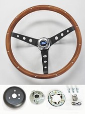 75-77 Bronco 70-77 F100 F150 F250 F350 Grant 15 Wood Steering Wheel Black Spoke