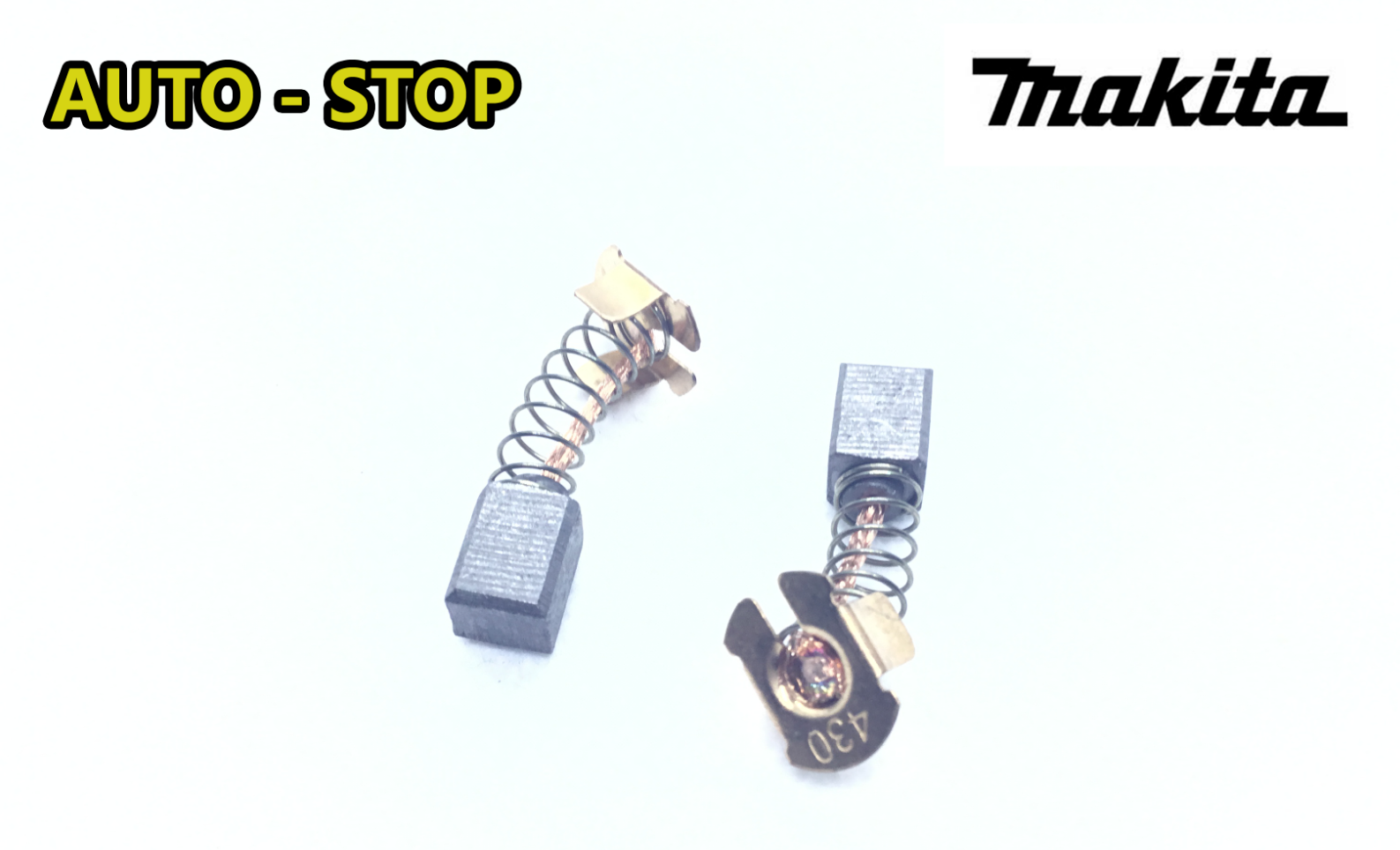 Spazzole In Carbonio Portaspazzole Tappi Cb430 Per Makita Bga450 Bga452 Dga452 Set 100 Nuovo - Foto 5