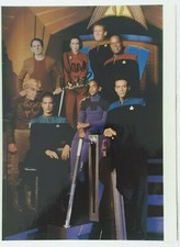 Star Treks Nana Visitor Osobiście podpisana / z autografem karta odlewana z konwencji