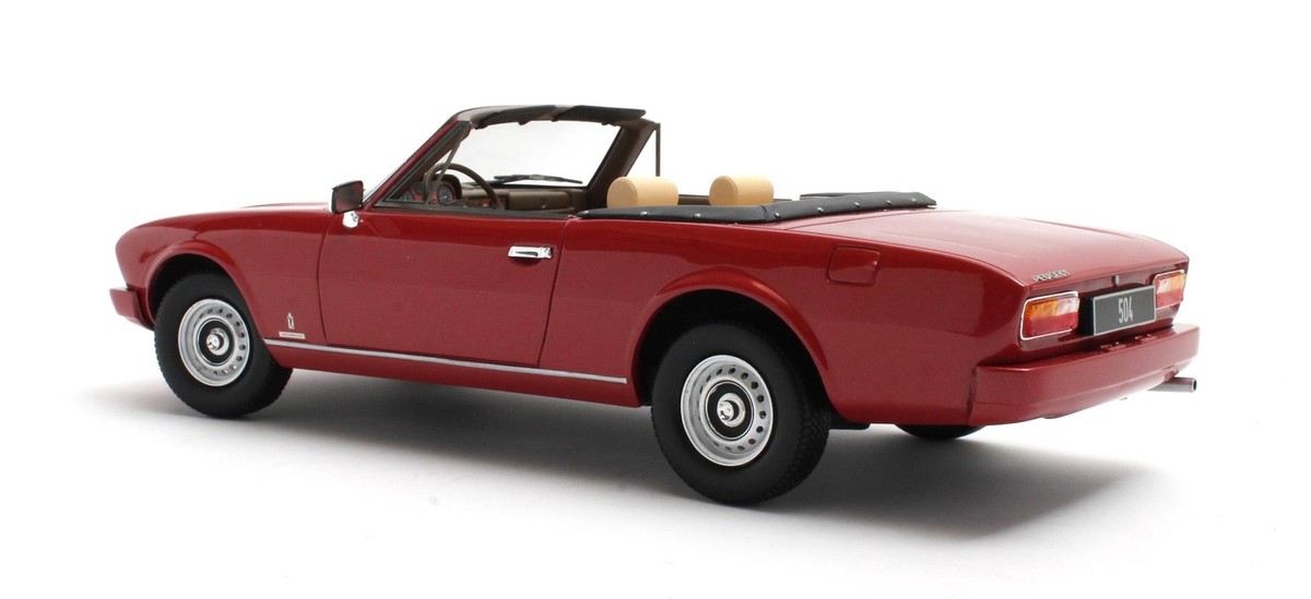 Cult Scale Models 1:18 Peugeot 504 Cabriolé Ano de construção 1983 vermelho CML192-1 modelo carro CML192-1