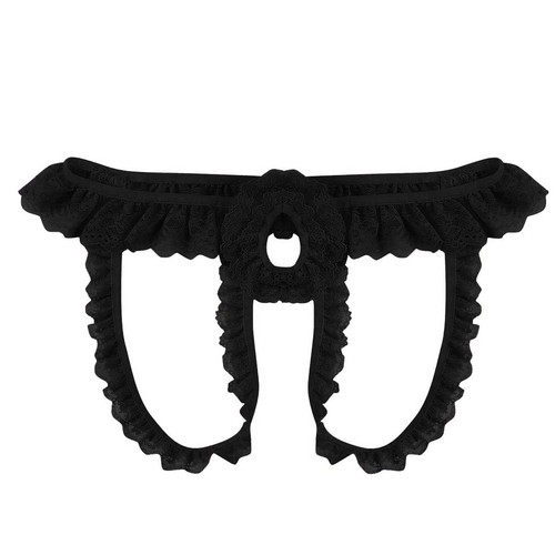 Men's Zipper Pouch Jock Strap G-String Underwear Thong Briefs T-Back Underpants - Bild 9 von 18