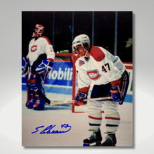 STEPHAN LEBEAU (6) Montreal Canadiens Autographed 8x10 Photo