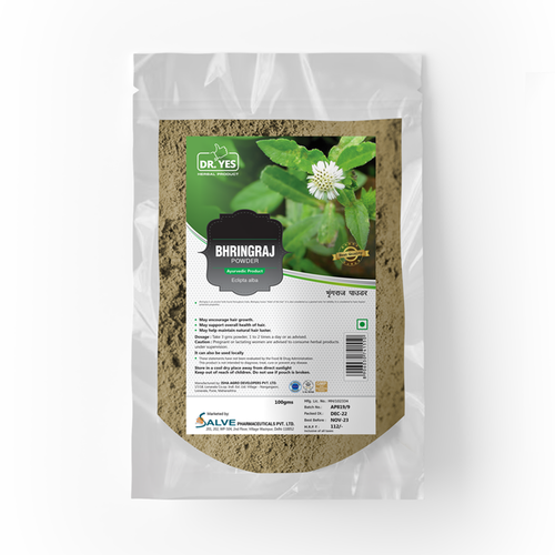 Reines Bhringraj-Puder 227 G – Natürliches Haarwuchsmittel Aus Indien (Eclipta Prostrata)