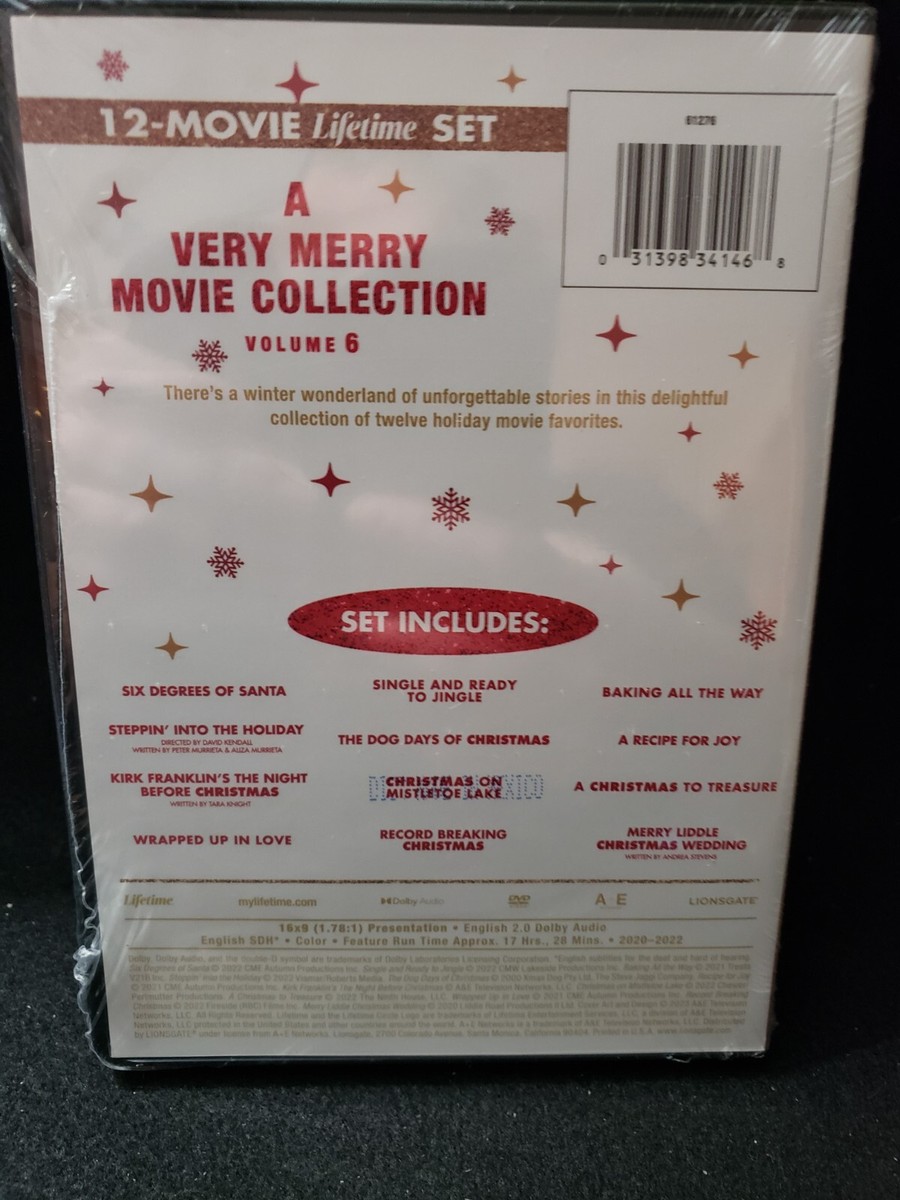Lifetime A Very Merry Movie Collection Volume 6 DVD 12-Movie Set