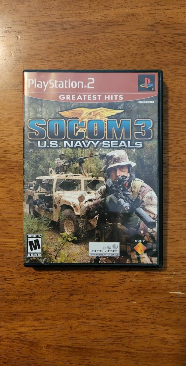 SOCOM 3: U.S. Navy SEALs PS2 - Fenix GZ - 16 anos no mercado!