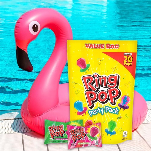 Ring Pop Individually Wrapped Bulk Lollipop Variety Party Pack – 20 Count Sucker - Picture 5 of 7