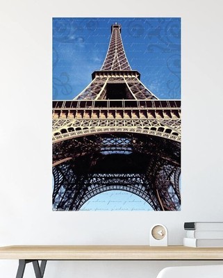 Trends International Landmarks - The Eiffel Tower Wall Poster