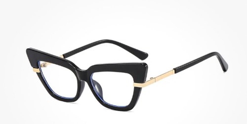 Cat Eye Anti Blue Light Reading Glasses For Women Fashion Full Frame Glasses - Picture 3 of 5