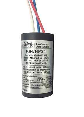 Halco 55901 IGN/HPS1 35-150W HID High Pressure Sodium HPS Ignitor Starter 18666