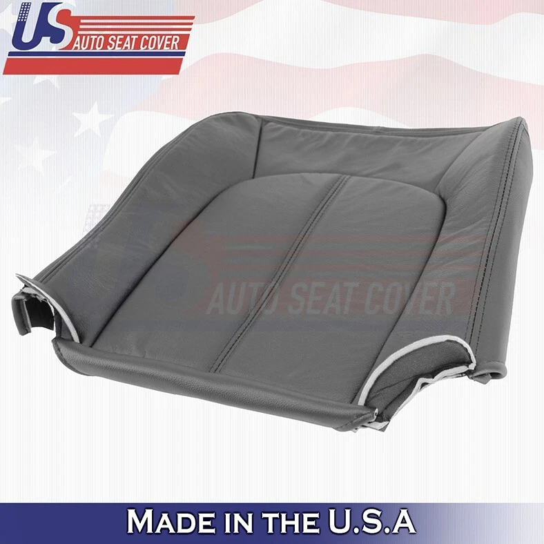 Cubierta de asiento de cuero inferior del lado del conductor delantero negra para Cadillac CTS 2008 a 2013 Foto 3 de 4