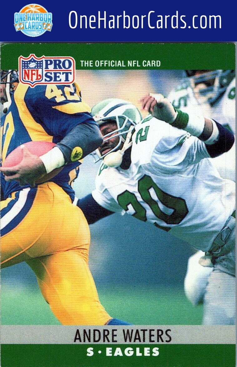 1990 Pro Set Cincinnati Philadelphia Eagles #251 Andre Waters