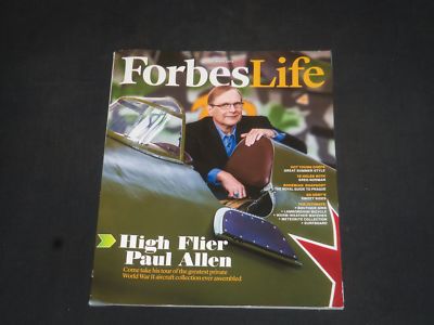 2013 SUMMER FORBES LIFE MAGAZINE - PAUL ALLEN COVER - SP 7327