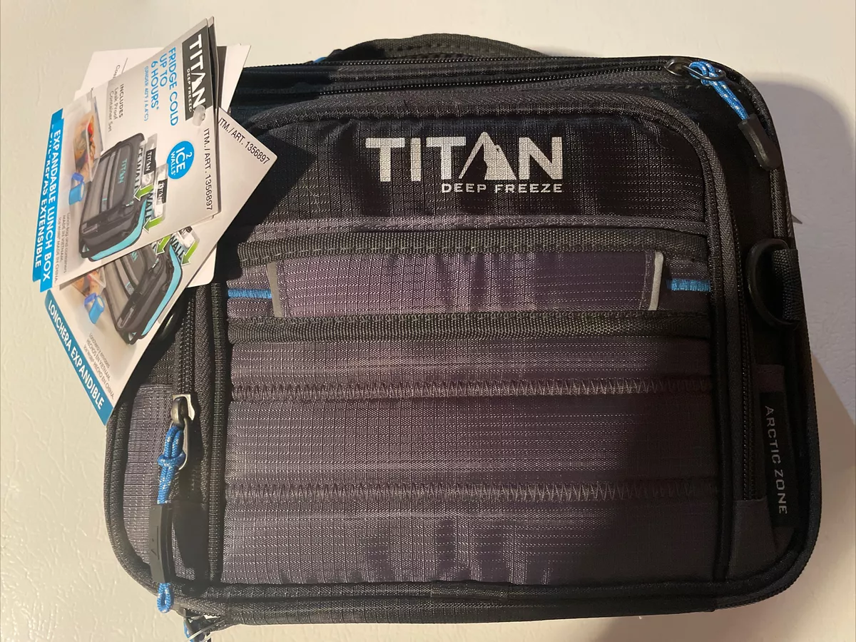 Arctic Zone Titan Deep Freeze Expandable Lunch Bag With Ice Walls