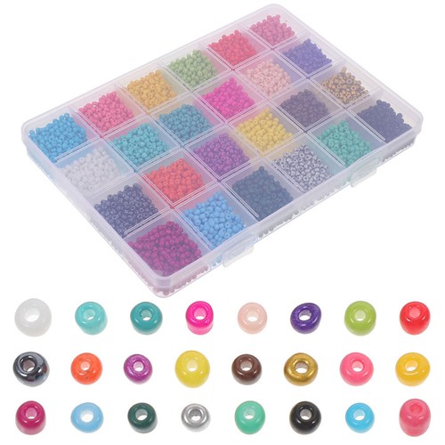 Glass Rice Beads Accessories Craft Accessory Bracelet Making Kit | eBay