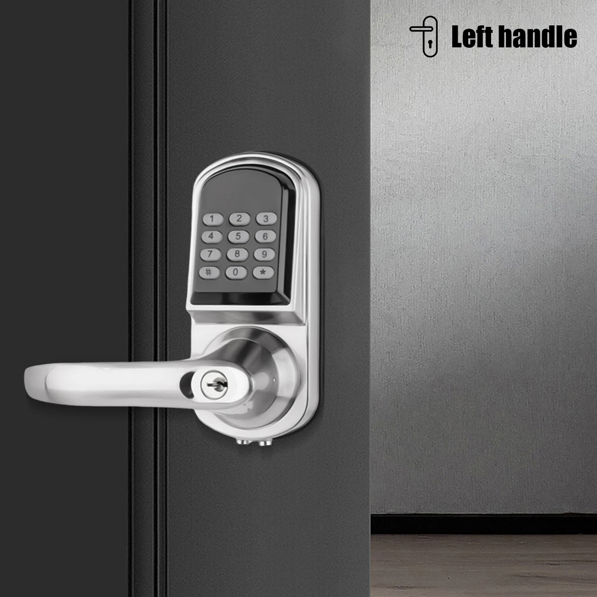 Mechanical Home Door Lock Set Keyless Entry Digital Code Keypad Combination US