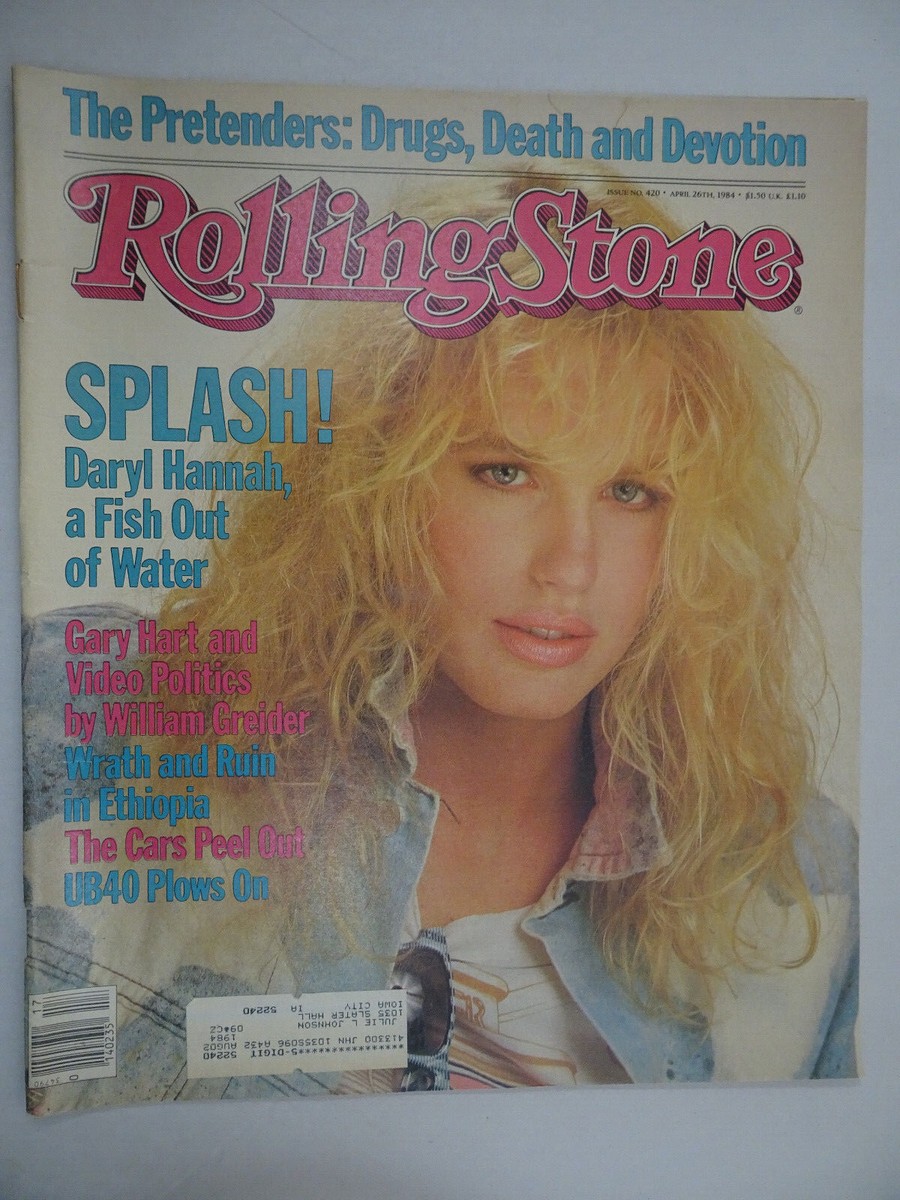 Rolling Stone Magazine 420 April 26 1984 Daryl Hanna Gary Hart