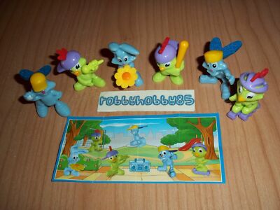 RABBITS AND CHICKS COMPLETE SET WITH ALL PAPERS KINDER SURPRISE EGG EASTER 2017