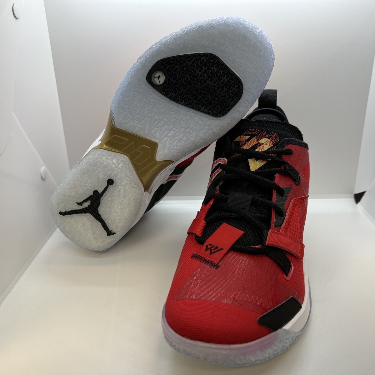 シューズ(男性用) JORDAN WHY NOT ZER0.4 PF NEW Nike Jordan Why Not Zer0.4 PF Red White Basketball Shoe